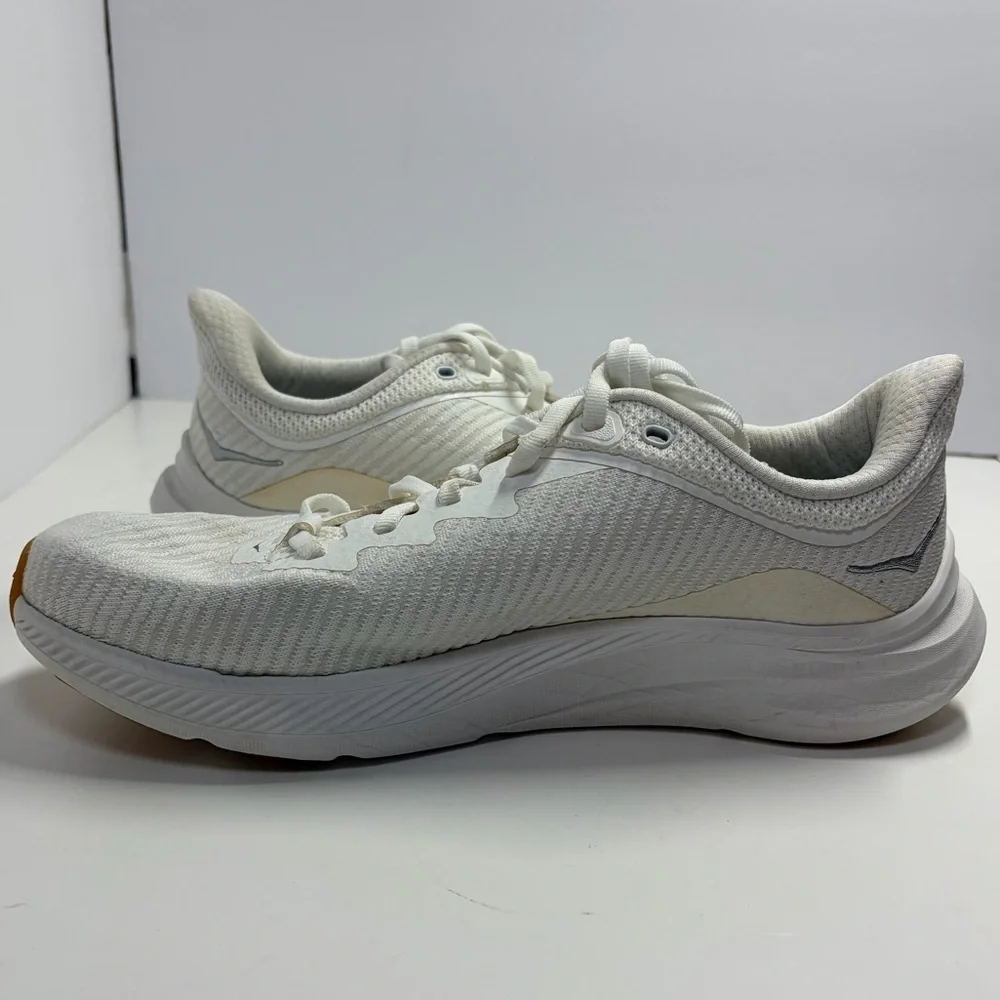 Hoka One One Women’s Solimar 1123075 White Running Shoes Sneakers Size 9.5B Run